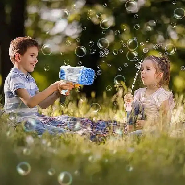 Máquina de Bolhas de Sabão - Bubble Gun