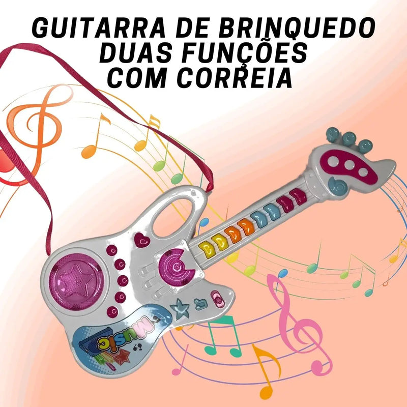 Guitarra Musical Infantil com Teclas